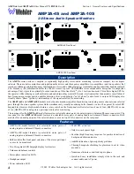 Preview for 4 page of Wohler AMP2A-10S User Manual