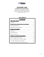 Preview for 1 page of Wohler ATSC/DVB-3/SDI User Manual