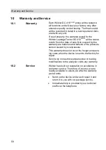 Preview for 58 page of Wohler DC 410FLOW User Manual