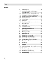 Preview for 2 page of Wohler DM 602 Operating Manual