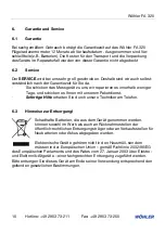 Preview for 10 page of Wohler FA 320 Manual