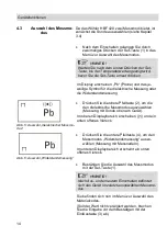 Preview for 14 page of Wohler HBF 420 Operation Manual