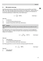 Preview for 21 page of Wohler HBF 420 Operation Manual