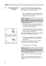 Preview for 44 page of Wohler HBF 420 Operation Manual