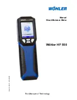 Preview for 1 page of Wohler HF 550 Manual