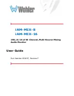 Wohler iAM-MIX-16 User Manual preview