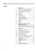 Preview for 2 page of Wohler L 200 Operation Manual