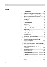 Preview for 2 page of Wohler LOG 220 Operation Manual