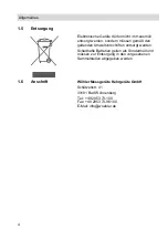 Preview for 4 page of Wohler LOG 220 Operation Manual