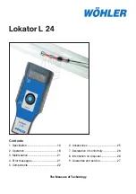 Preview for 15 page of Wohler Lokator L 24 Manual