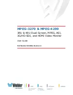 Wohler MPEG-3270 User Manual preview