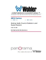 Wohler Panorama ARS-11 User Manual preview