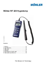 Preview for 11 page of Wohler RF 220 Manual