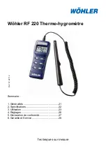 Preview for 20 page of Wohler RF 220 Manual