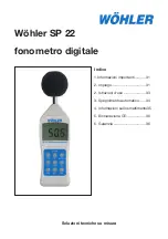 Preview for 30 page of Wohler SP 22 Manual