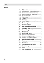 Preview for 2 page of Wohler TI 410 Operating Manual