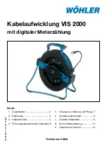 Preview for 1 page of Wohler VIS 2000 Manual