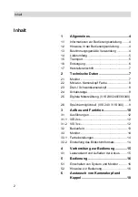 Preview for 2 page of Wohler VIS 240 Operating Manual