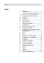 Preview for 2 page of Wohler VIS 500 Manual