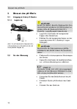 Preview for 16 page of Wohler WA 335 Operating Manual