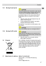 Preview for 47 page of Wohler WA 335 Operating Manual