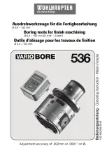 WOHLHAUPTER VARIOBORE 536 Manual preview