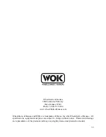 Preview for 34 page of WOK BCW Advantage User Manual