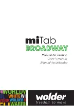 Wolder miTab Broadway User Manual preview