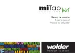 Wolder miTab Evolution W1 User Manual preview