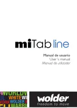 Wolder miTab line User Manual preview