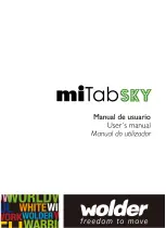 Wolder miTab SKY User Manual preview