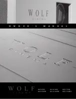 Wolf cinema DCX-1000FD Owner'S Manual preview
