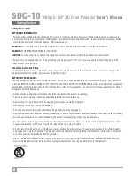 Preview for 9 page of Wolf cinema SDC-10 User Manual