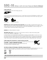 Preview for 13 page of Wolf cinema SDC-10 User Manual