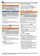 Предварительный просмотр 10 страницы Wolf Garten 72V Li-ION POWER 55H Original Operating Instructions