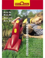 Предварительный просмотр 1 страницы Wolf Garten Accu 100 Instruction Manual