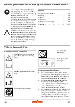 Предварительный просмотр 27 страницы Wolf Garten Campus 250 RT Operating Instructions Manual