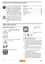 Предварительный просмотр 42 страницы Wolf Garten Campus 250 RT Operating Instructions Manual