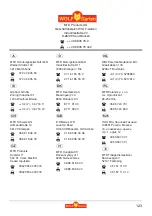 Предварительный просмотр 123 страницы Wolf Garten Campus 250 RT Operating Instructions Manual