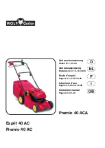 Wolf Garten Esprit 40 AC Instruction Manual preview