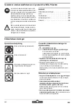 Предварительный просмотр 44 страницы Wolf Garten HS 50 E Original Operating Instructions