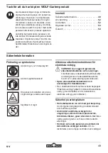 Предварительный просмотр 49 страницы Wolf Garten HS 50 E Original Operating Instructions