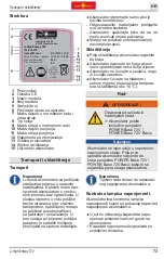 Preview for 73 page of Wolf Garten Li-High Energy 72V Original Operating Instructions