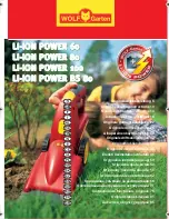 Wolf Garten Li-Ion Power 100 Original Operating Instructions preview