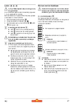 Предварительный просмотр 27 страницы Wolf Garten LI-ION POWER BA 700 Operating Instructions Manual