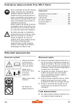 Предварительный просмотр 59 страницы Wolf Garten LI-ION POWER BA 700 Operating Instructions Manual