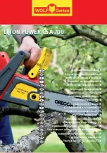 Wolf Garten LI-ION POWER CSA 700 Original Operating Instructions preview