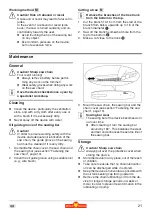 Preview for 21 page of Wolf Garten Li-ION POWER PSA 700 Original Operating Instructions