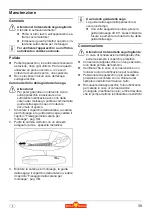 Preview for 39 page of Wolf Garten Li-ION POWER PSA 700 Original Operating Instructions