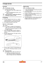 Preview for 57 page of Wolf Garten Li-ION POWER PSA 700 Original Operating Instructions